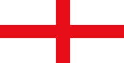 La bandiera di Inghilterra -la croce di San Giorgio-Impiegata da Riccardo cuor di leone durante le crociate in terra santa.