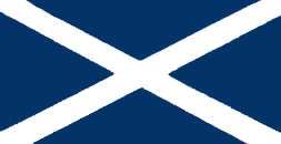 Bandiera di Scozia-la croce di Sant Andrea-