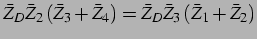 $\displaystyle \bar{Z}_{D}\bar{Z}_{2}\left(\bar{Z}_{3}+\bar{Z}_{4}\right)=\bar{Z}_{D}\bar{Z}_{3}\left(\bar{Z}_{1}+\bar{Z}_{2}\right)$
