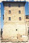 Vista laterale della torre d'angolo