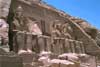 la facciata di Abu Simbel