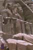 un particolare interessante delle statue ad Abu Simbel