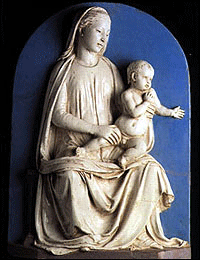 Madonna col Bambino Maiolica nel Museo Capitolare di Atri