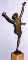 Ballerina in Bronzo - 1930 - di Bruno Zach (1891 - 1935) - h cm 50