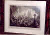Stampa Napoleonica - 1850 - Incendio di Mosca - cm 59 x cm 50