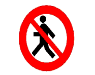 cartello: transito vietato