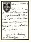 Lettera con Busta - 26 Luglio 1926 di E. F. di Savoia (S.A.R. il Duca D'Aosta)