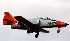 Casa C 101, Spanish made plane and Jet Trainer. This plane is still used from Spanish Air Force Demo Team