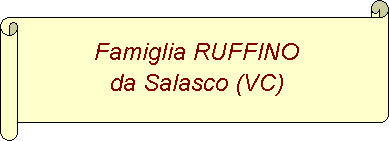 Pergamena 2: Famiglia RUFFINO
da Salasco (VC)