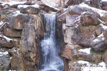 Cold waterfall