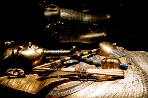 Il sarcofago antropomorfo di Tutankhamon al Museo del Cairo [Foto di Alessandro Suzzi Valli]