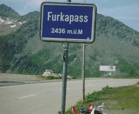 Segnale Furka pass 