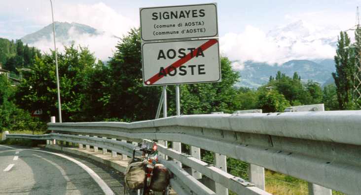 Segnale Aosta 