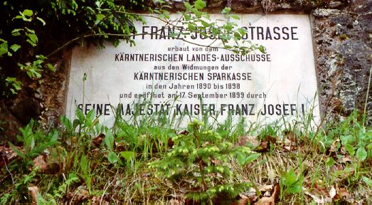 Franz Joseph Strasse lapide