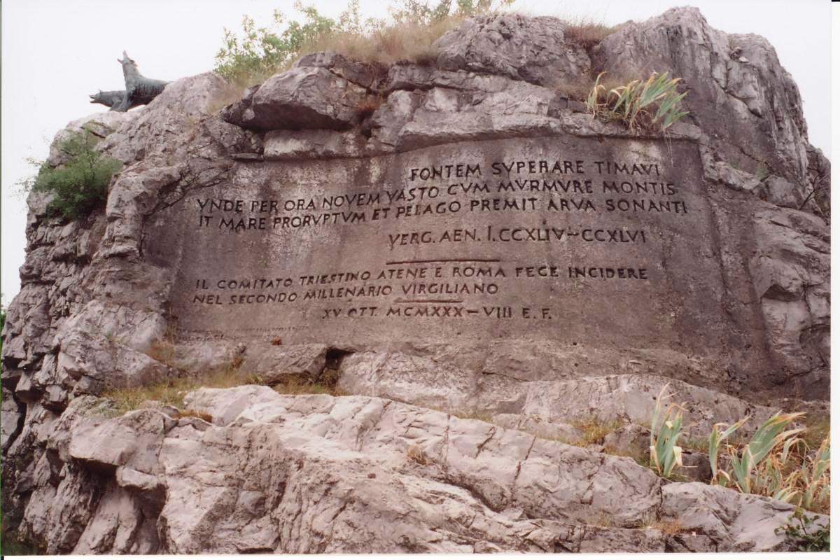 Iscrizione Roccia Timavo