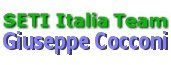 SETI Italia Team Giuseppe Cocconi