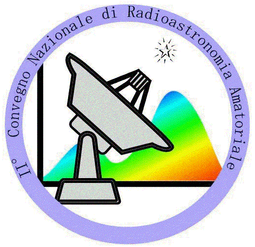 Logo del II° Convegno Nazionale di Radioastronomia Amatoriale