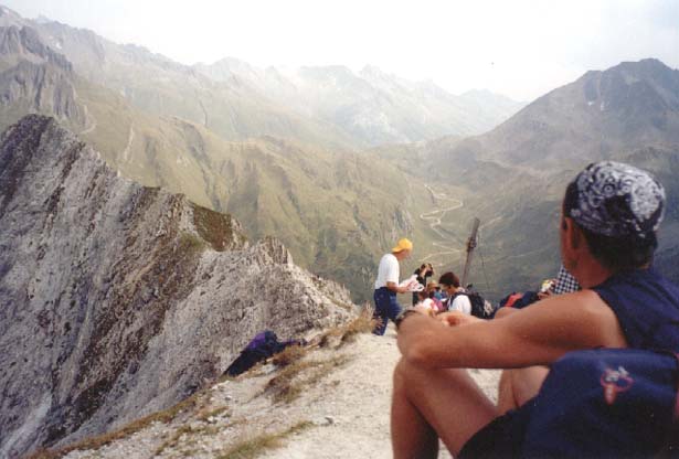 La cresta della Croda Bianca nel Gruppo di Cima Dura - (27 agosto 2000)