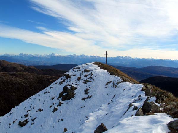 La Croce in cima al Cornicolo - (17 novembre 2005)