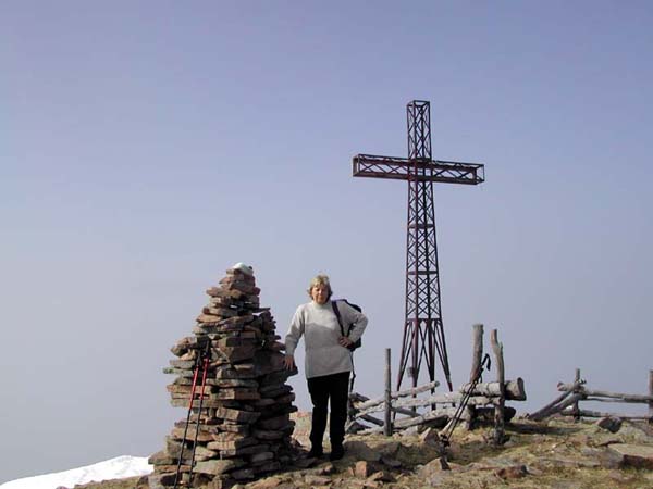 La croce in cima al Dosso di Costalta - (2 marzo 2003)