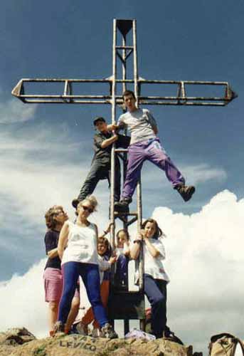 Foto di gruppo in vetta - (31 agosto 1997)