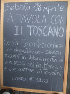 A tavola col Toscano