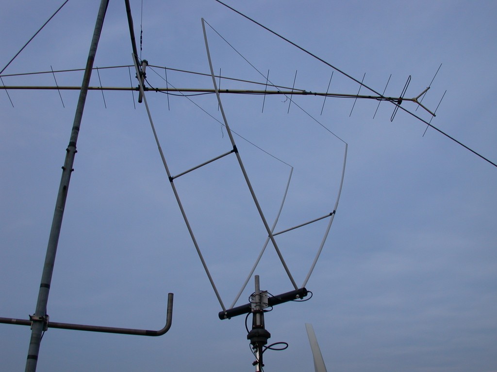 Vista di parte delle antenne a iw4azy