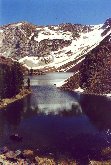 Yosemite N.P. - Le incantate acque blu dell'Ellery Lake, situato pochi chilometri oltre il Tioga Pass