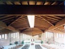 Chiesa di Brescia in legno lamellare