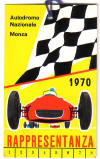 Tessera Rappresentanza Autodromo Nazionale Monza - 1970