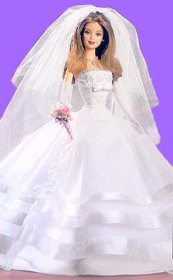 barbie vestita da sposa