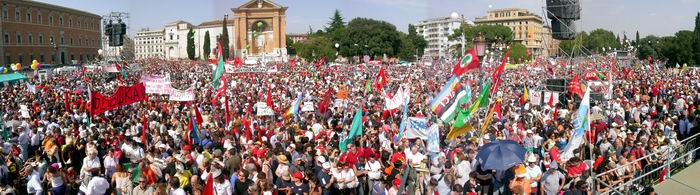 14 Settembre 2002 - Roma, Piazza San Giovanni