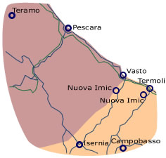 Stabilimenti per la produzione di calcestruzzo in Abruzzo e Molise
