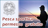 Ministero delle politiche agricole alimentari e forestali. Sport fishing
 free pass