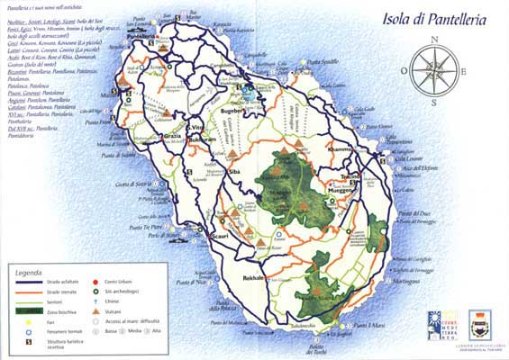 PANTELLERIA MAP