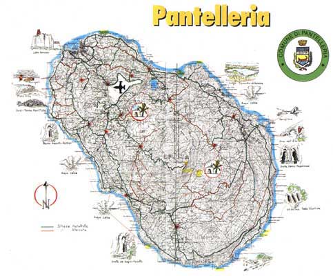 MAPPA DI PANTELLERIA