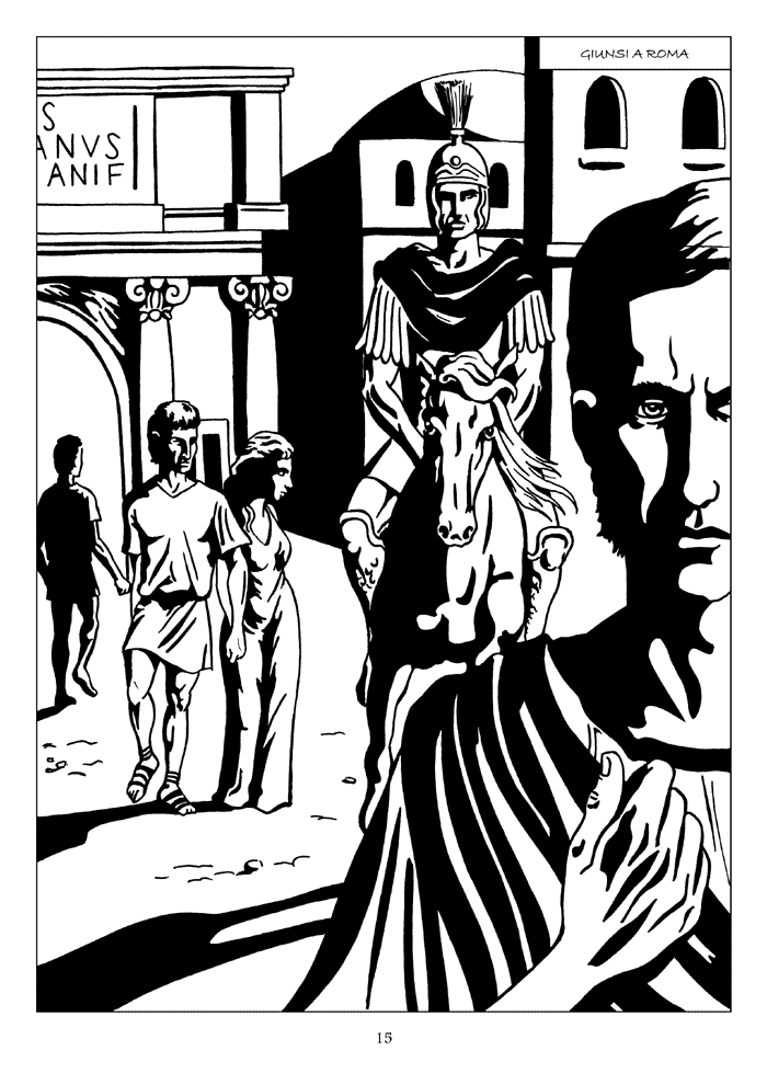 Agostino giunge a Roma