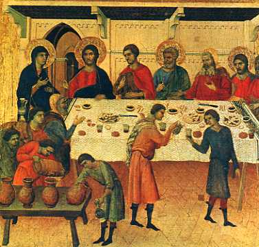 Duccio - Le nozze di Cana