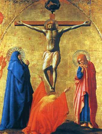 Masaccio - La crocifissione