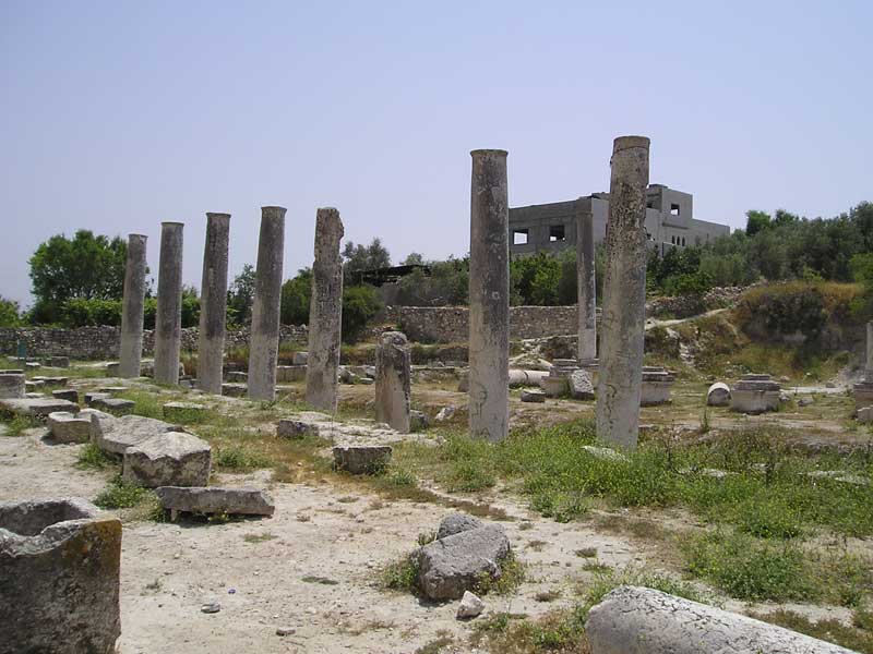 Samaria - Sebaste antica - resti della basilica