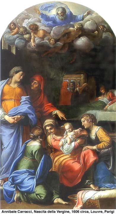 Annibale Caracci - Nascita della Vergine Maria - 1606