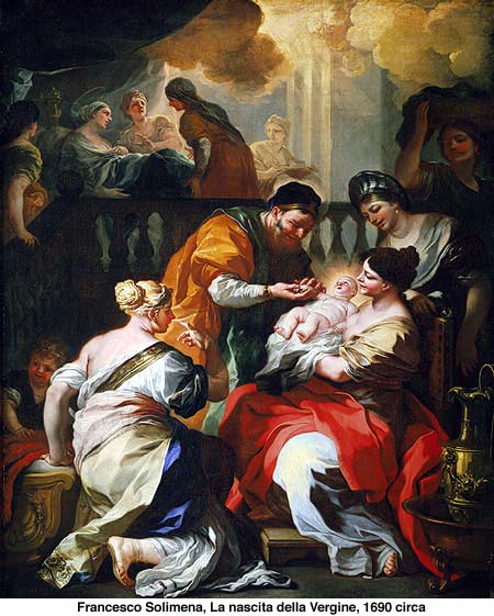 Francesco Solimena - La nascita della Vergine - 1690