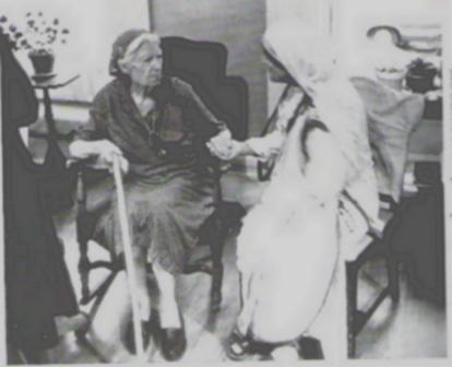 Con madre Teresa di Calcutta