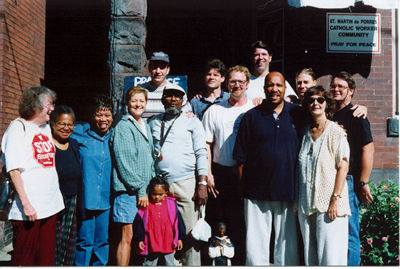 Attivisti della Catholic Worker House di Harrosburg  - autunno 1999