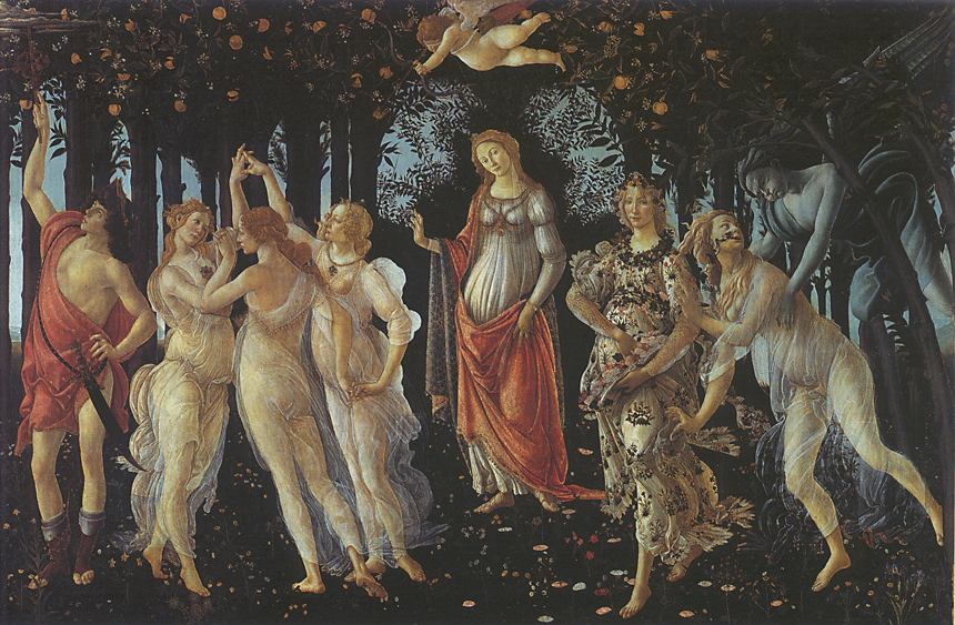 La Primavera del Botticelli - 1482