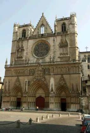 La cattedrale di Saint Jean a Lione