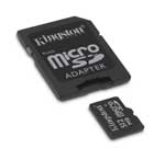 Micro SD e suo adattatore