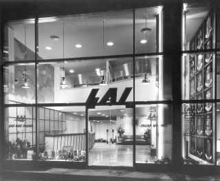 Gli uffici della LAI a New York nel 1954, opera dell'architetto Vinicio Palladini