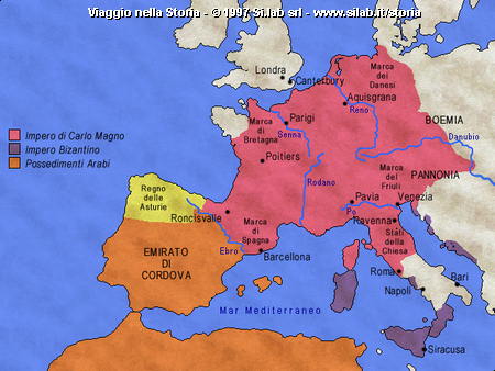 L'Impero carolingio nell'814