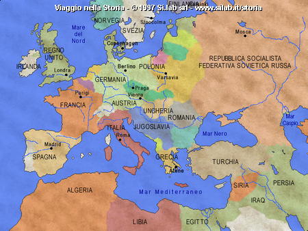 L'Europa alla fine della Prima Guerra Mondiale